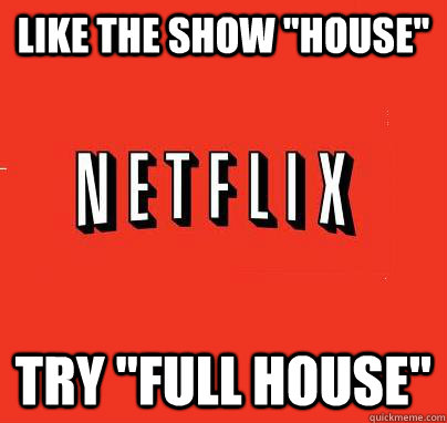 like the show house try full house - NETFLIX LOGIC