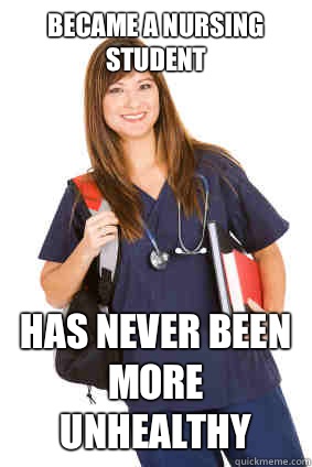 Became a nursing student Had a monster for breakfas - Nursing Student