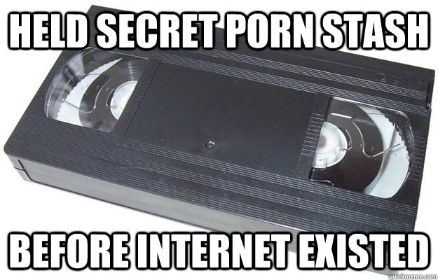 held secret porn stash before internet existed - Good Guy VHS