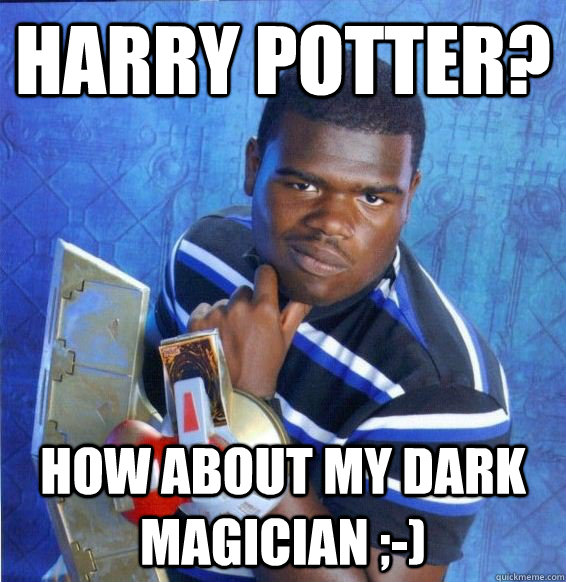 harry potter how about my dark magician - Yugioh
