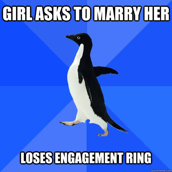 Penguin Engagement Ring