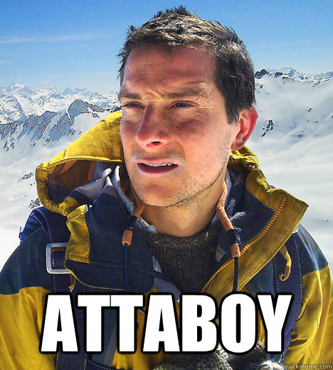 attaboy - BEAR GRILLS