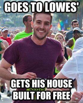 goes to lowes gets his house built for free - Ridiculously photogenic guy