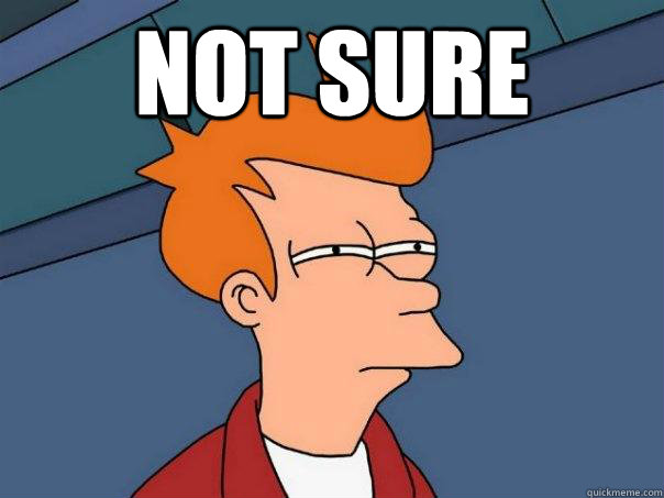 not sure - Futurama Fry