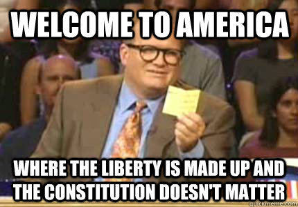 welcome to america where the liberty is made up and the cons - Drew carey