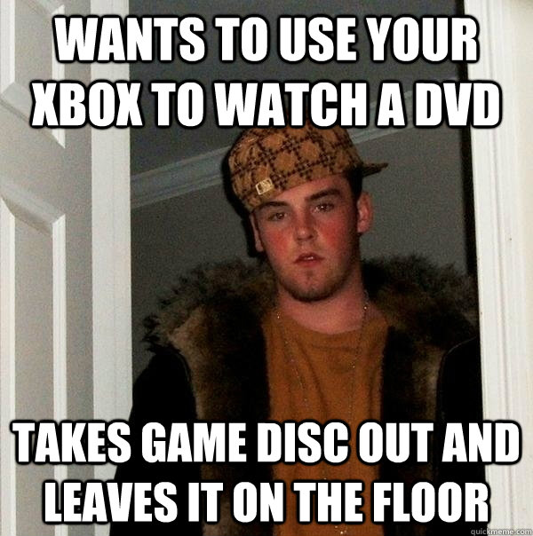 wants to use your xbox to watch a dvd takes game disc out an -