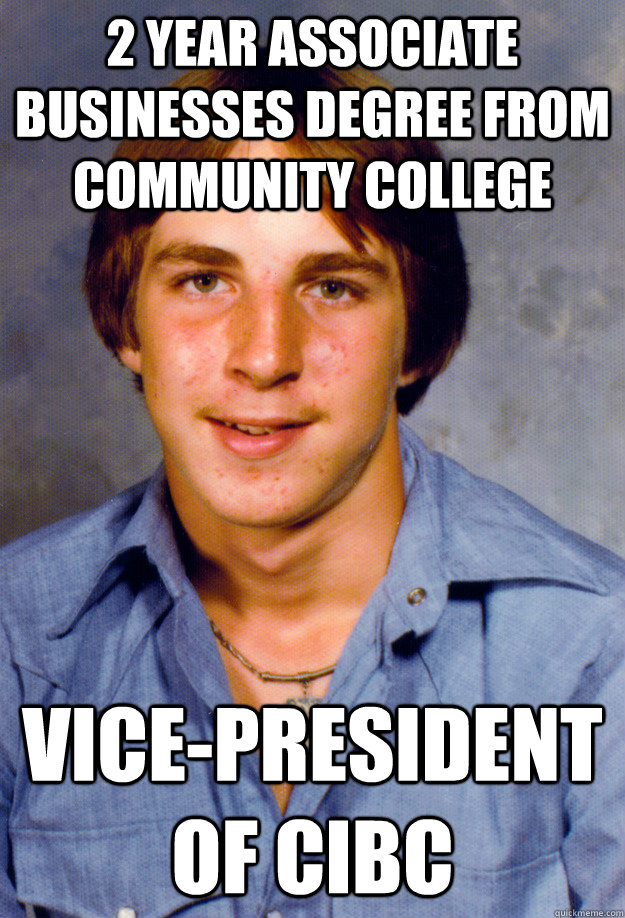 2 year associate businesses degree from community college vi - Old Economy Steven
