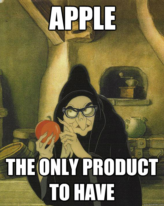 apple the only product to have - Hipster Snow White Witch