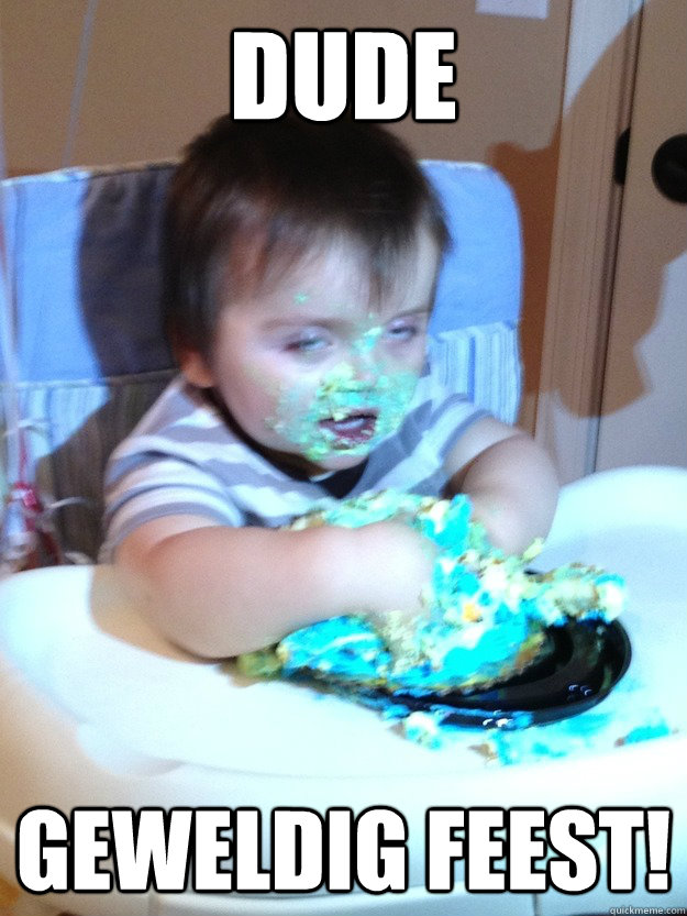 dude geweldig feest - Munchies Kid