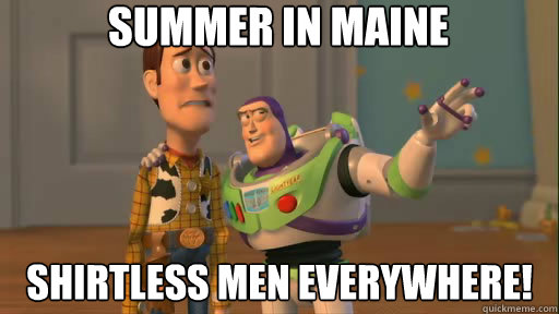 summer in maine shirtless men everywhere - Everywhere