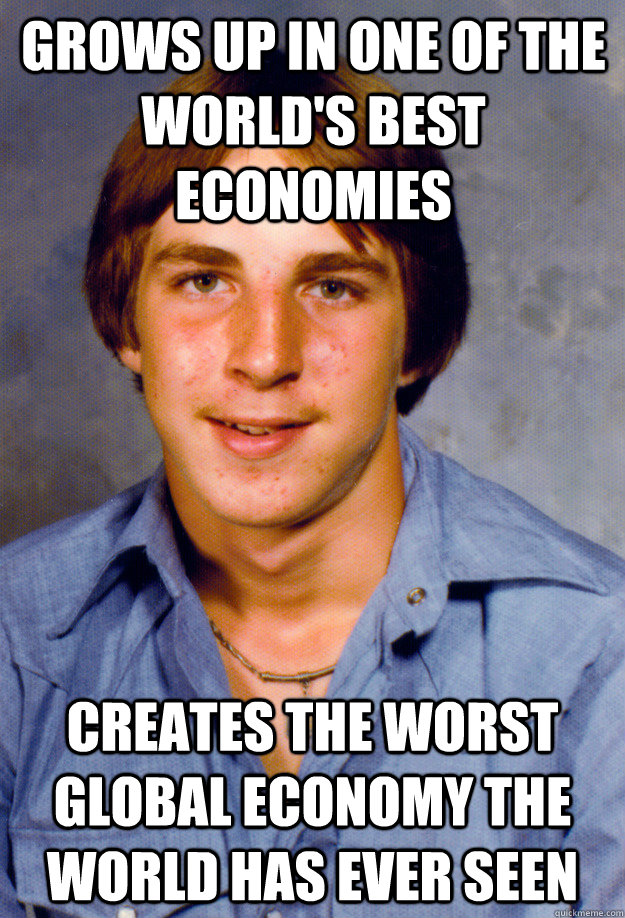 grows up in one of the worlds best economies creates the wo - Old Economy Steven
