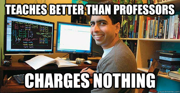 teaches better than professors charges nothing - Good Guy Khan