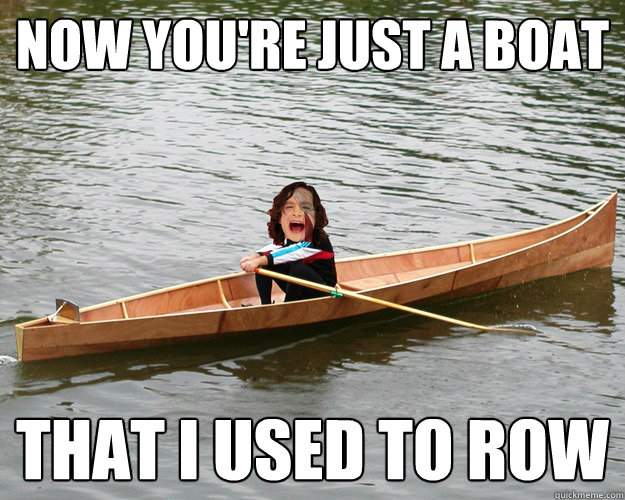 now youre just a boat that i used to row - Gotye