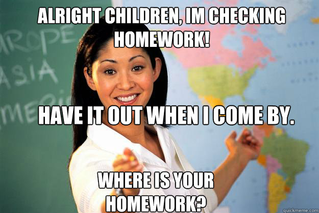 Facts about homework picture