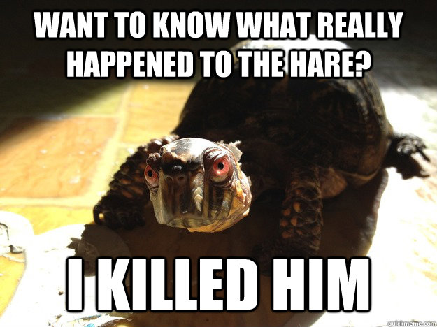 want to know what really happened to the hare i killed him -