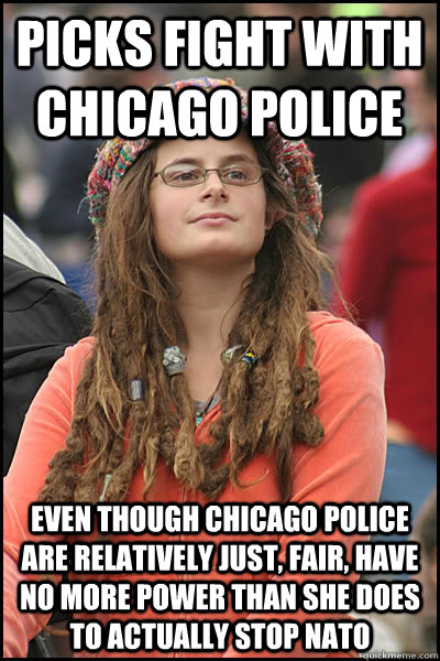 picks fight with chicago police even though chicago police a - College Liberal