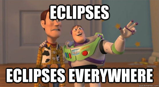 eclipses eclipses everywhere - Toy Story Everywhere