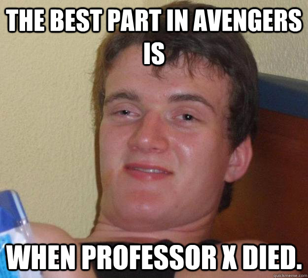 Professor X Died