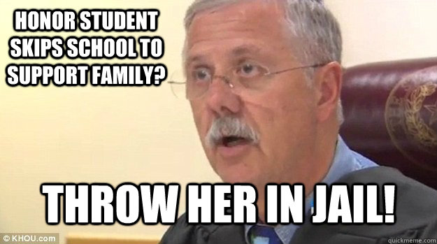 dishonorable judge lanny moriarty honor student skips school to honors student dishonorably thrown in jail for missing school 625x349 dishonorable judge lanny moriarty honor student skips school to honors student dishonorably thrown in jail for missing school 625x349