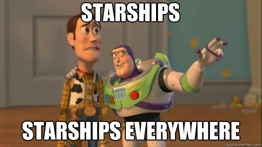 starships starships everywhere - Everywhere