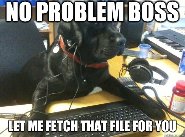 No problem boss Let me fetch that file for you -