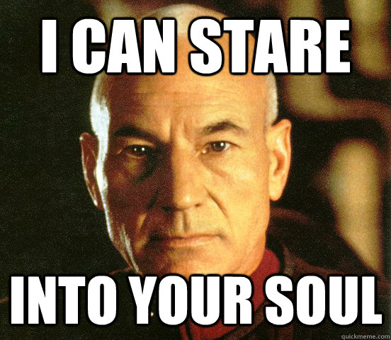 i can stare into your soul -