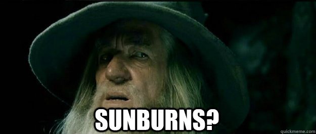 sunburns - Gandalf