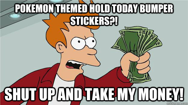 Pokemon Bumper Sticker