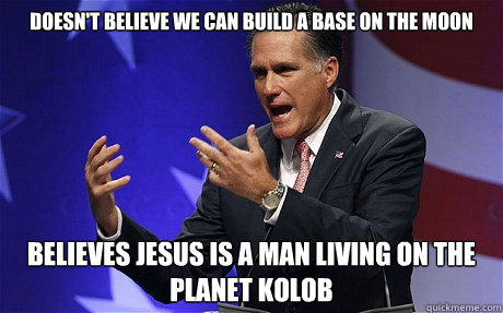doesnt believe we can build a base on the moon believes jes -