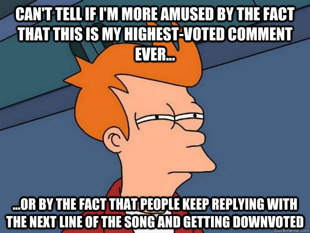 cant tell if im more amused by the fact that this is my hi - Futurama Fry