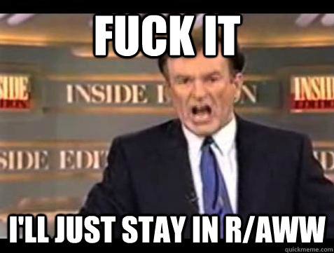 fuck it ill just stay in raww - Bill OReilly Fuck It