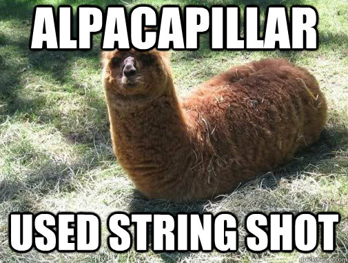 alpacapillar used string shot - Alpacapillar