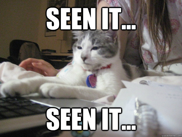 seen it seen it - How I imagine a daily redditor