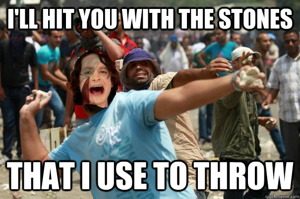 ill hit you with the stones that i use to throw - Gotye