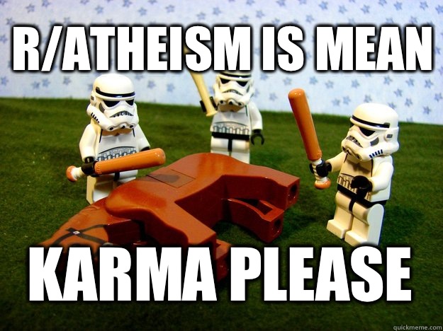 Ratheism is mean Karma Please - Beating a Dead Horse
