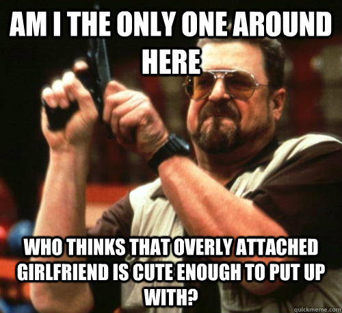 am i the only one around here who thinks that overly attache - Am I The Only One Around Here