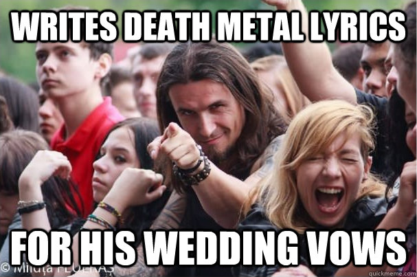 Death Metal Wedding