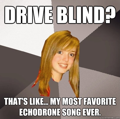 drive blind thats like my most favorite echodrone song - Musically Oblivious 8th Grader