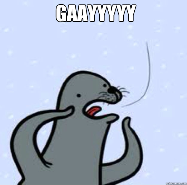 gaayyyyy - Gay seal