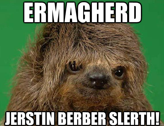 ermagherd jerstin berber slerth - Foreign Exchange Sloth