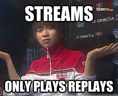 streams only plays replays -