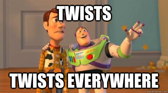twists twists everywhere - Buzz Glitter