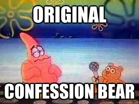 original confession bear - Confess-a Bear