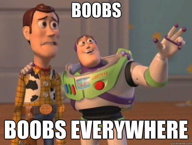 boobs boobs everywhere - Toy Story