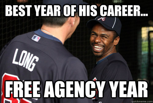 best year of his career free agency year - Good Luck Michael Bourn