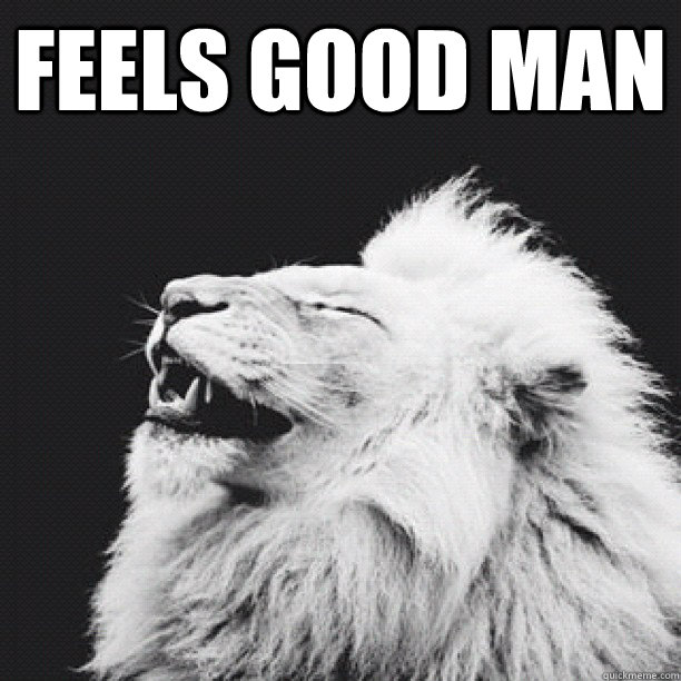 feels good man - Feels good Tiger