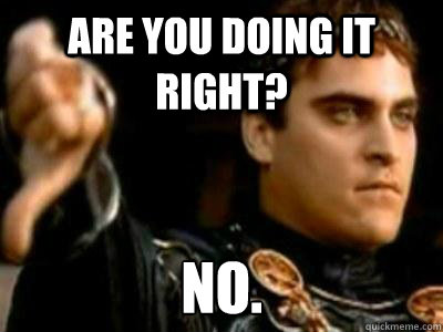 are you doing it right no - Downvoting Roman