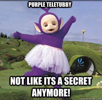 Purple Teletubby Gay