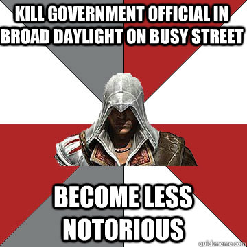 kill government official in broad daylight on busy street be - Counterintuative Assassin