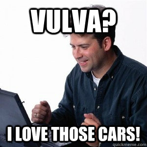 vulva i love those cars - Lonely Computer Guy
